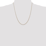 14k .8mm Round Snake Chain