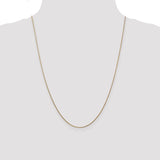 14k .8mm Round Snake Chain