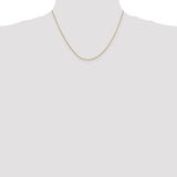 14k .9mm Round Snake Chain