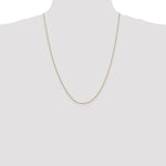 14k .9mm Round Snake Chain