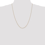 14k .9mm Round Snake Chain