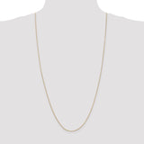 14k .9mm Round Snake Chain