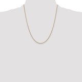 14k 1.1mm Round Snake Chain