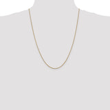 14k 1.1mm Round Snake Chain