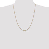 14k 1.4mm Round Snake Chain