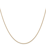 14k 1.4mm Round Snake Chain