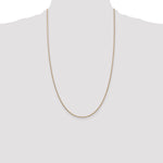 14k 1.4mm Round Snake Chain