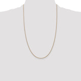 14k 1.4mm Round Snake Chain