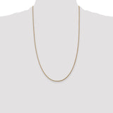 14k 1.6mm Round Snake Chain