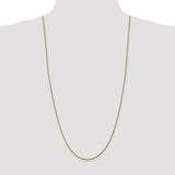 14k 1.6mm Round Snake Chain
