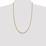 14k 1.85mm Round Snake Chain