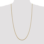 14k 1.85mm Round Snake Chain