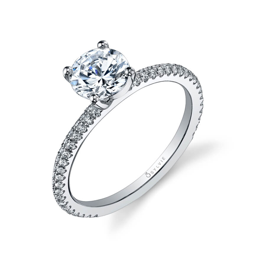 Jeana - Classic Round Solitaire Engagement Ring
