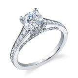 Lysandre - Round Solitaire Engagement Ring