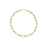 Two-Tone Stampato Mermaid Fin Bracelet