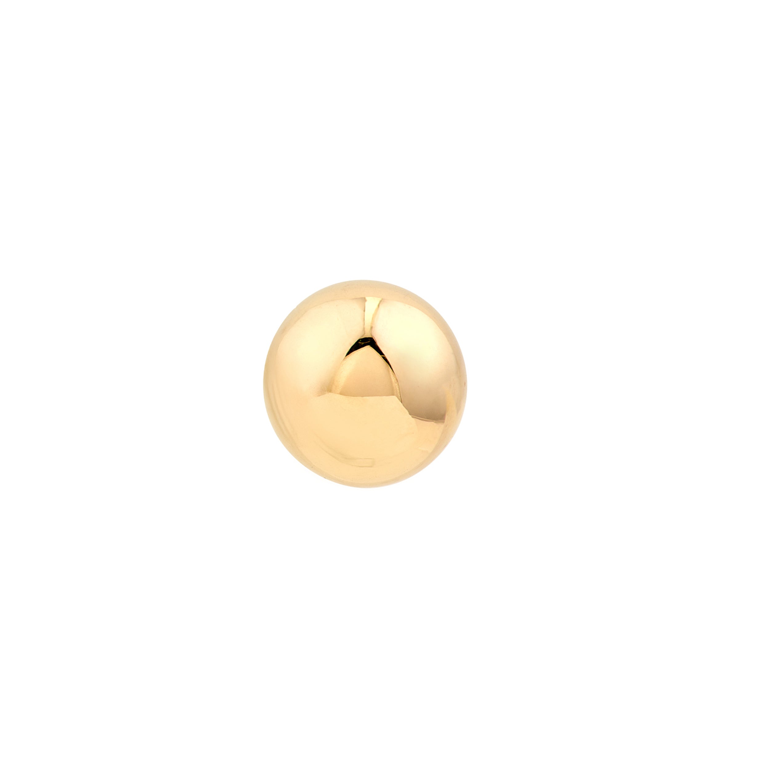 3mm Polished Ball Stud Earrings