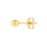 3mm Polished Ball Stud Earrings