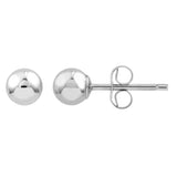 4mm Polished Ball Stud Earrings
