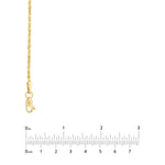 1.8mm D/C Rope Chain with Lobster Lock