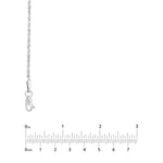 1.8mm D/C Rope Chain with Lobster Lock