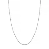 2.15mm D/C Rope Chain with Lobster Lock