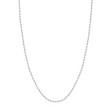 2.3mm D/C Rope Chain with Lobster Lock