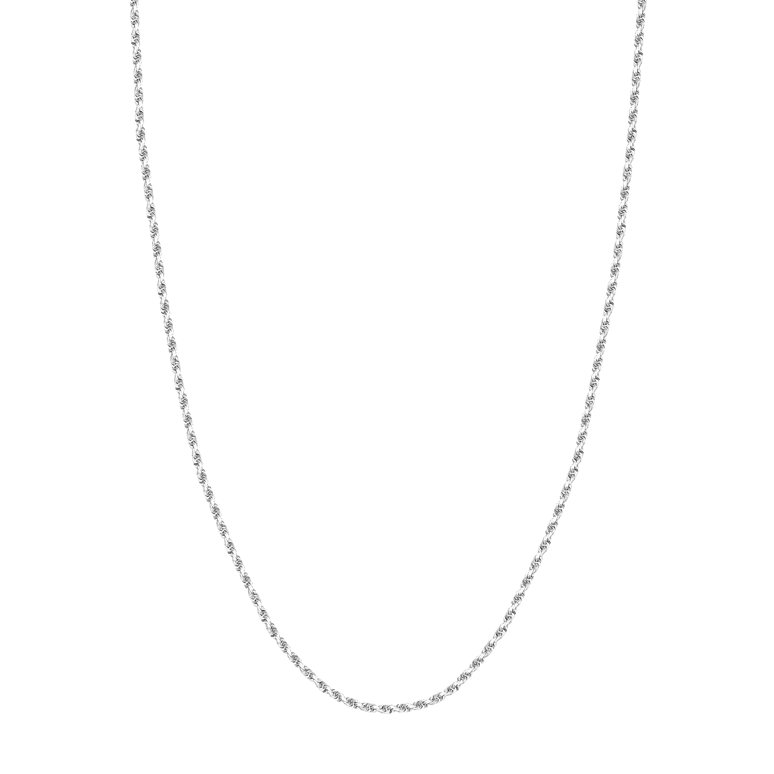 2.3mm D/C Rope Chain with Lobster Lock