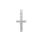 Textured Crucifix Pendant