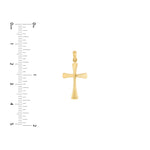 Flare-edged Cross Pendant