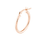 2mm x 20mm Polished Hoop Earrings