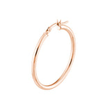 2mm x 30mm Polished Hoop Earrings
