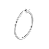2mm x 30mm Polished Hoop Earrings