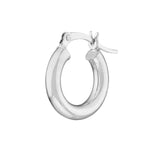 3mm x 15mm Polished Hoop Earrings