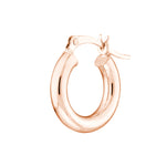 3mm x 15mm Polished Hoop Earrings