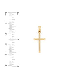 Basic Bar Cross Pendant