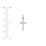 Basic Bar Cross Pendant