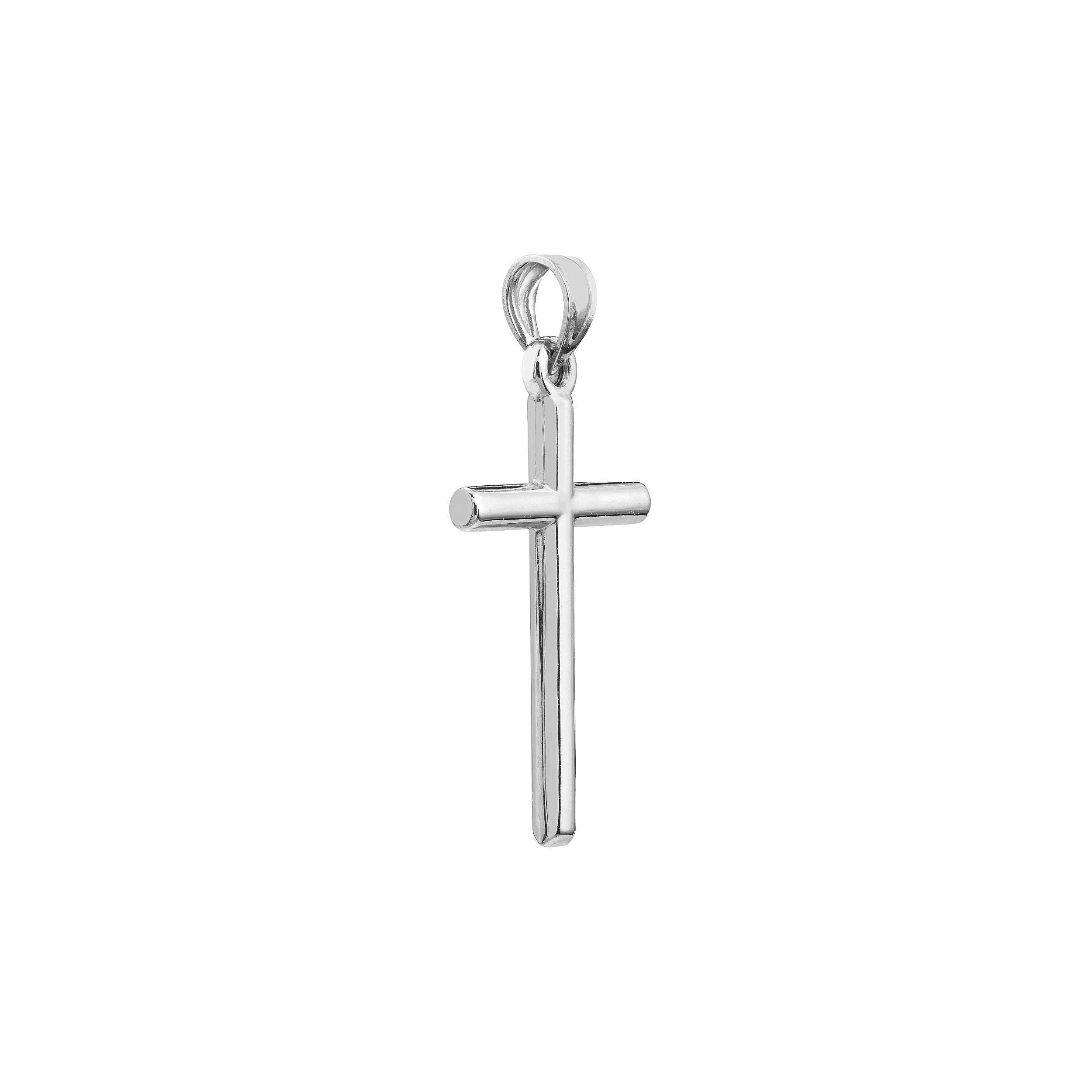 Small Polished Cross Pendant