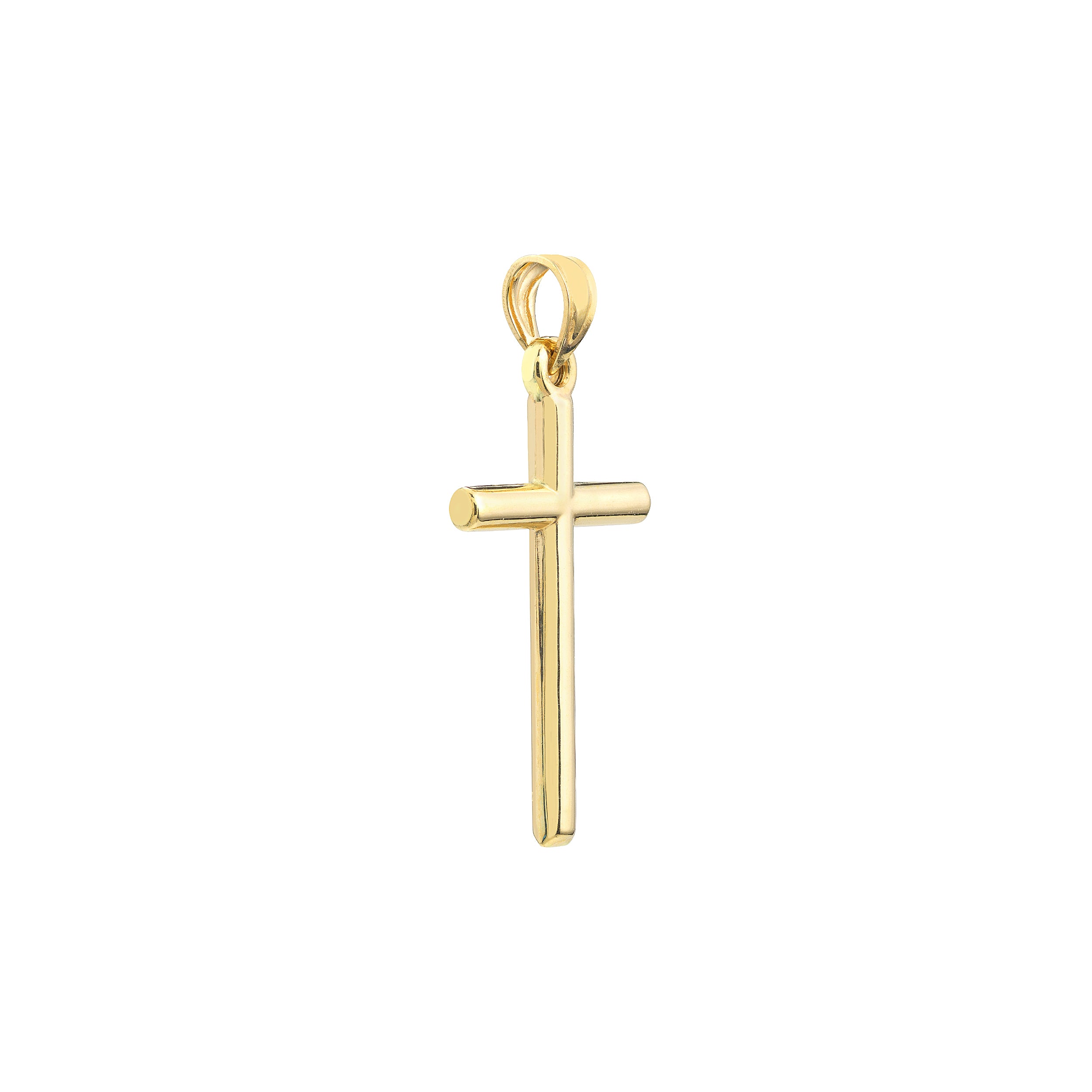 Small Polished Cross Pendant