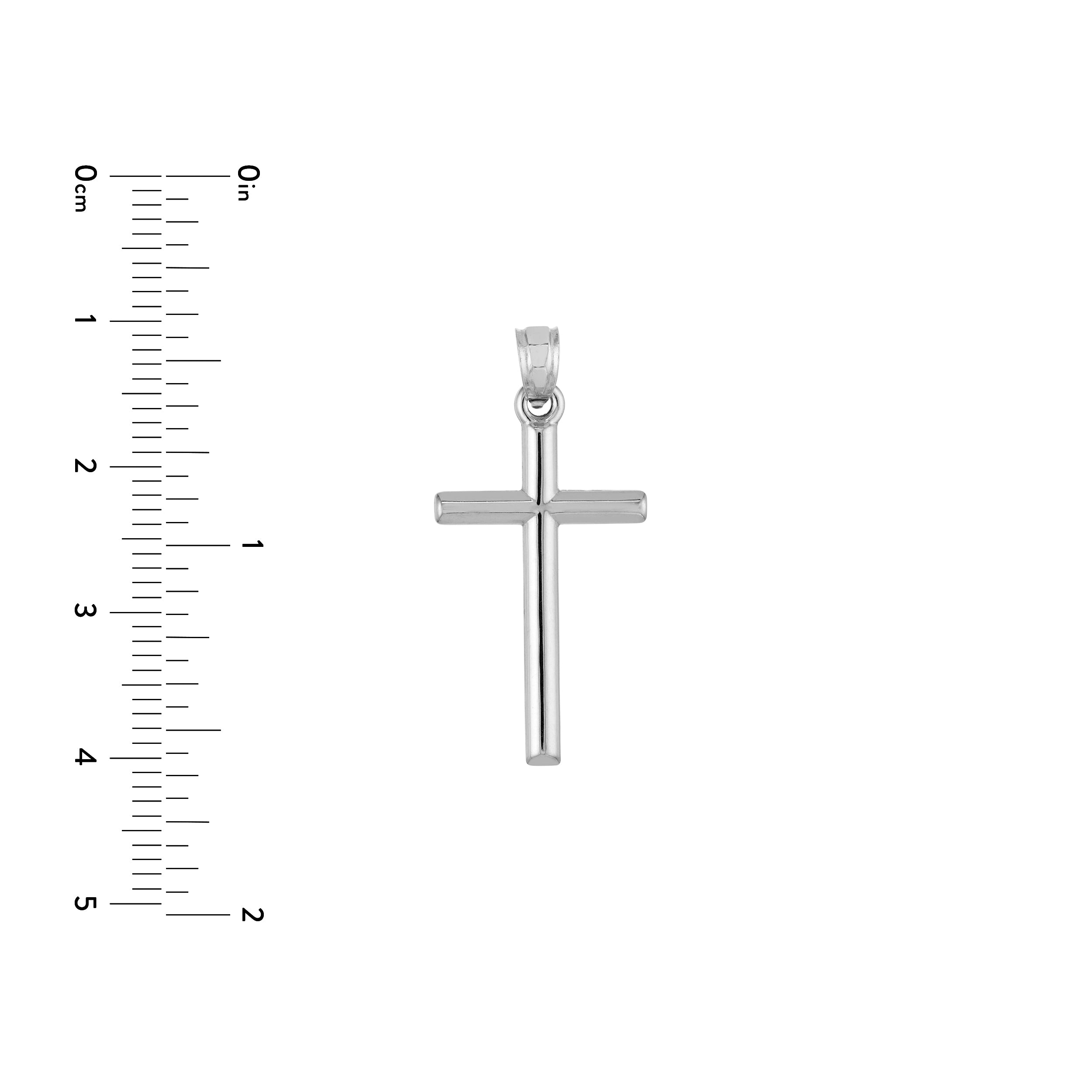 Small Polished Cross Pendant