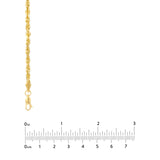 3.8mm D/C Rope Chain with Lobster Lock