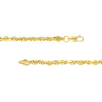 3.8mm D/C Rope Chain with Lobster Lock