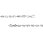 4.4mm D/C Rope Chain with Lobster Lock