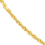 4.4mm D/C Rope Chain with Lobster Lock