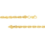 4.4mm D/C Rope Chain with Lobster Lock