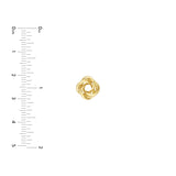 Love Knot Stud Earrings on Post Back