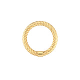 Twisted Rope Tube Ring