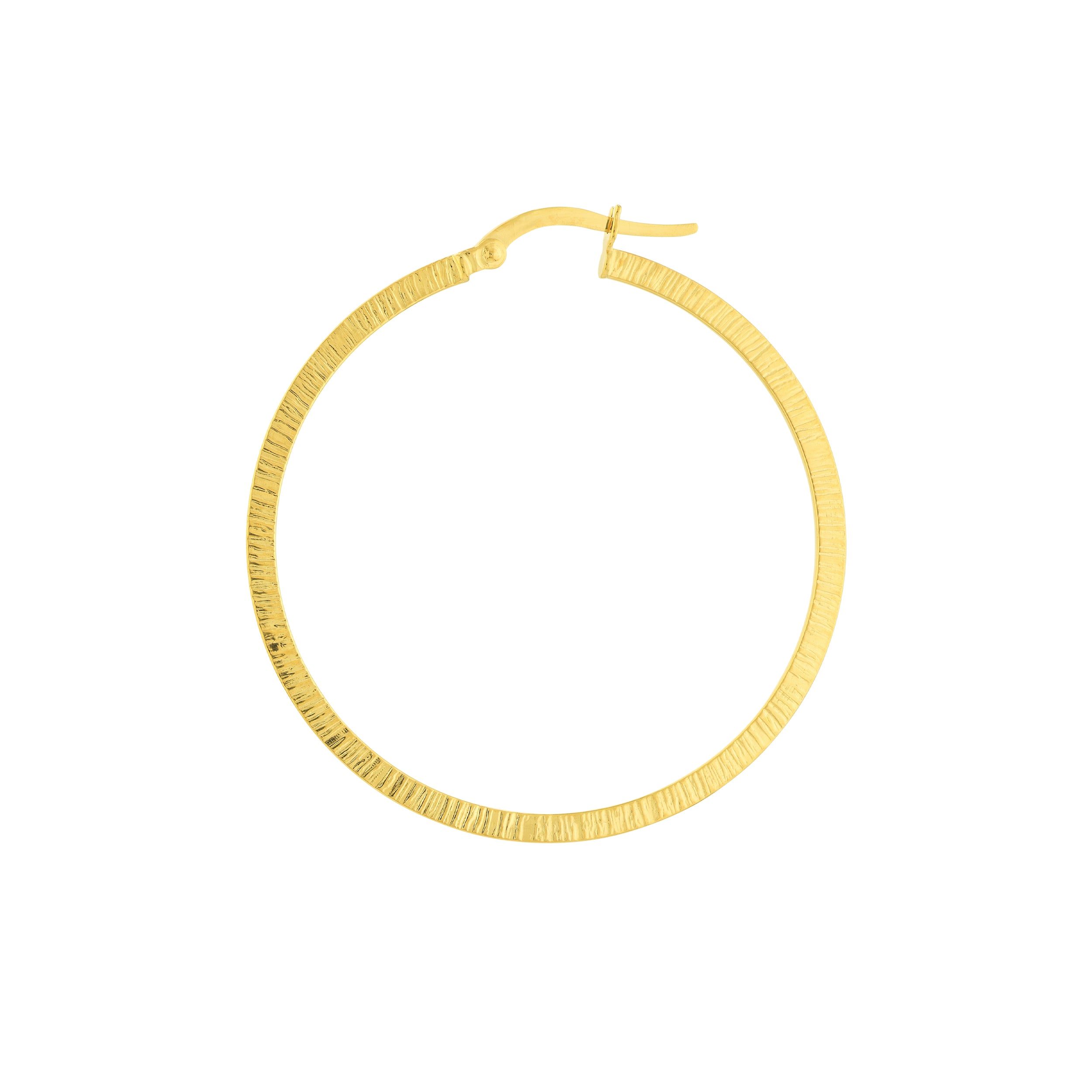 Texture Hoop Earrings