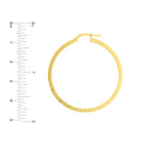 Texture Hoop Earrings