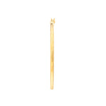2 X 40mm DC Florentine Hoop Earrings