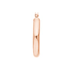 25mm x 4mm Polished Hoop Earrings